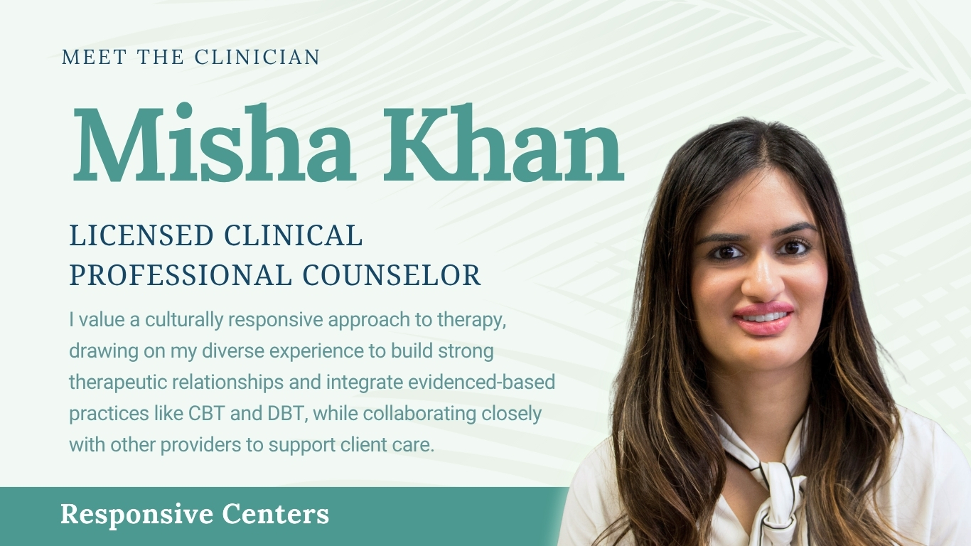 Meet The Clinician: Misha Khan, LCPC;